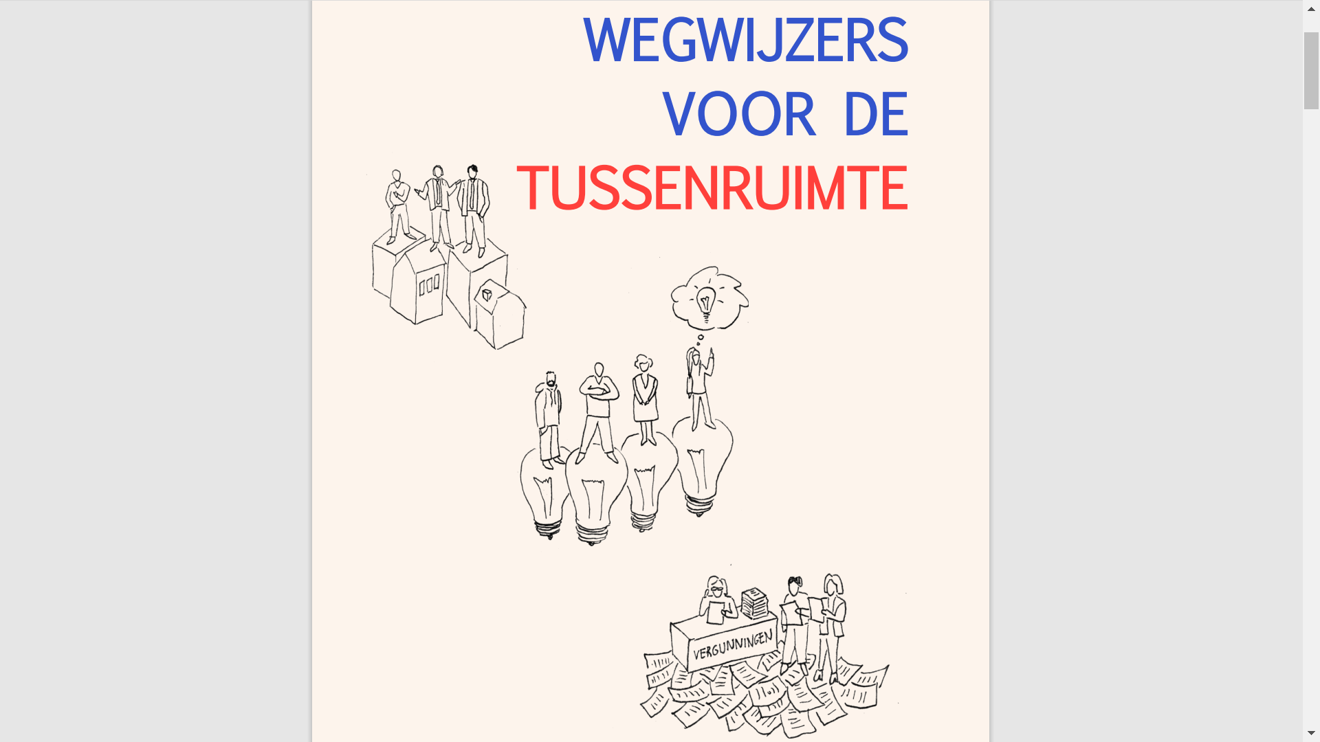 Wegwijzers Tussenruimte